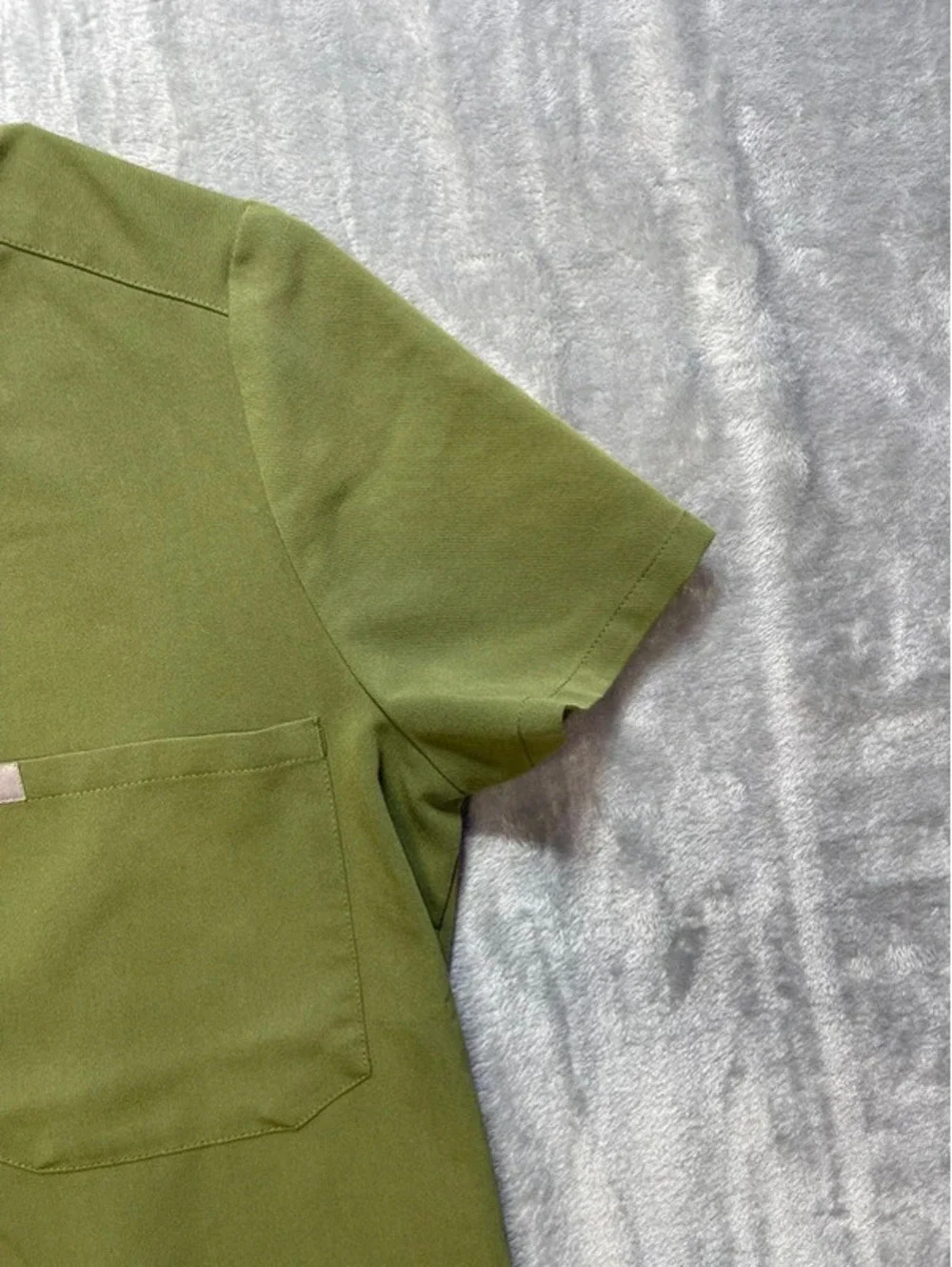 FIGS Womens Scrub Set Olive Green Catarina Top XS Pants Small